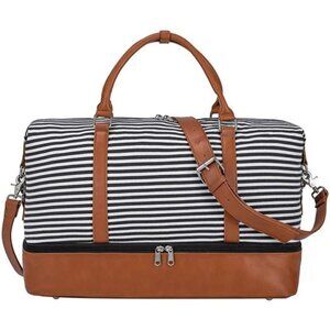 Weekender Bags for Women and Men Travel Duffel Bags with Shoe Compartment